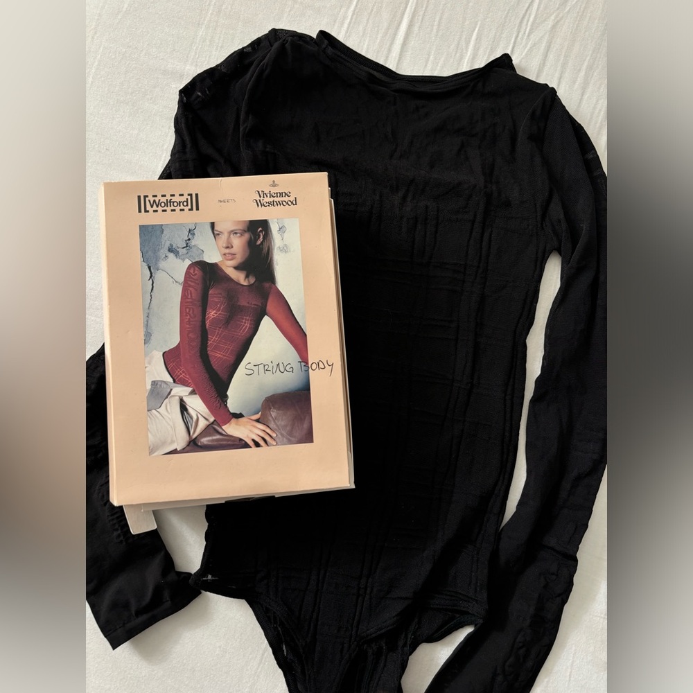 Rare Vivienne Westwood x wolford collection 2004 vintage string bodysuit
